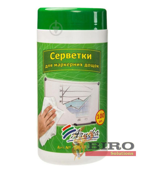 Șervețele umede pentru tablă magnetică, 100 buc, Arnika